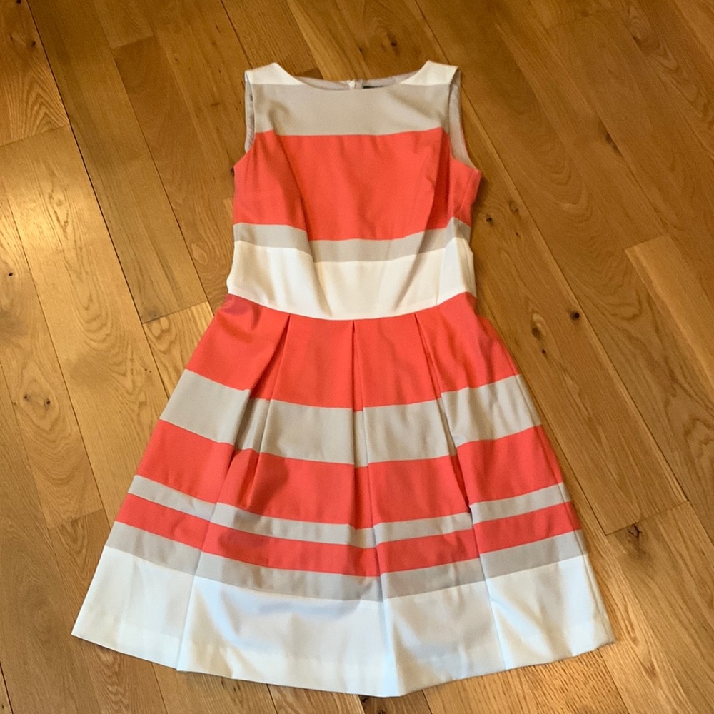 Ralph Lauren color block cocktail dress
